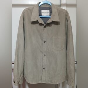 Norm Thompson Beige Shirt Jacket